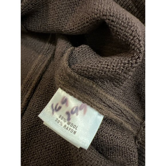 St. John Collection Brown Wool Blend Jacket Pant Suit - Picture 14 of 14